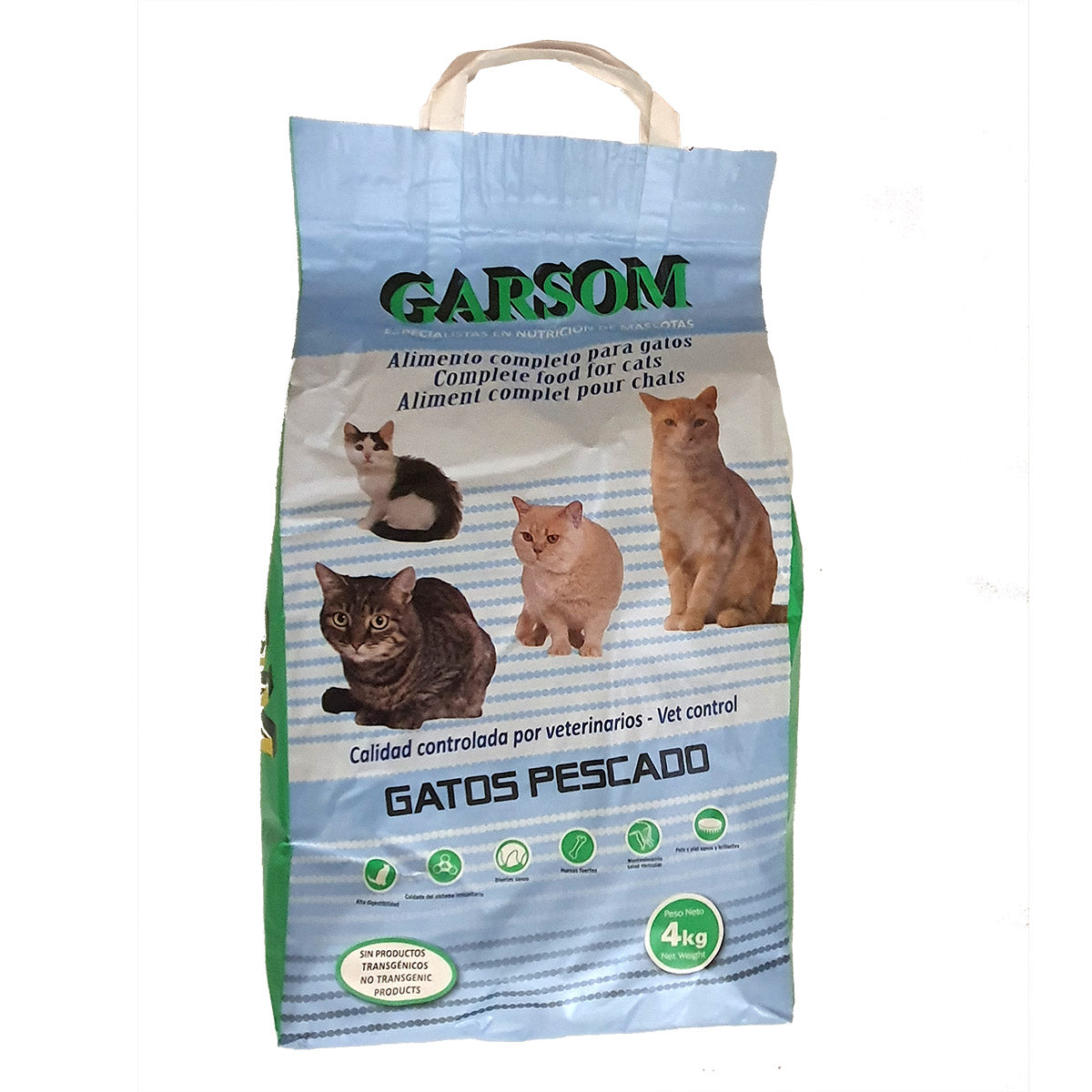 ALIMENTO SECO PARA GATOS ADULTOS GARSOM