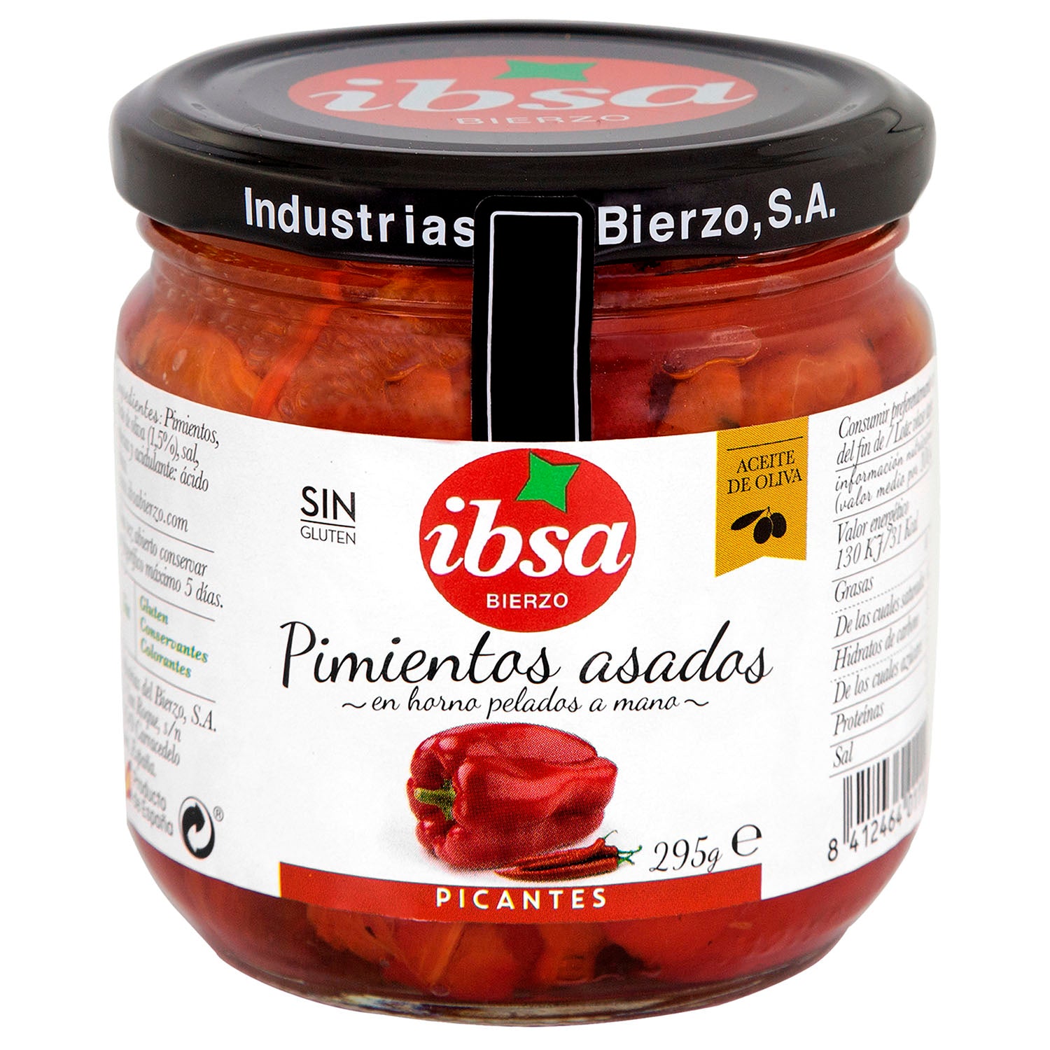 PIMIENTOS ASADOS PICANTES IBSA T-285 HIJOS DE LUIS RODRIGUEZ, S.A.