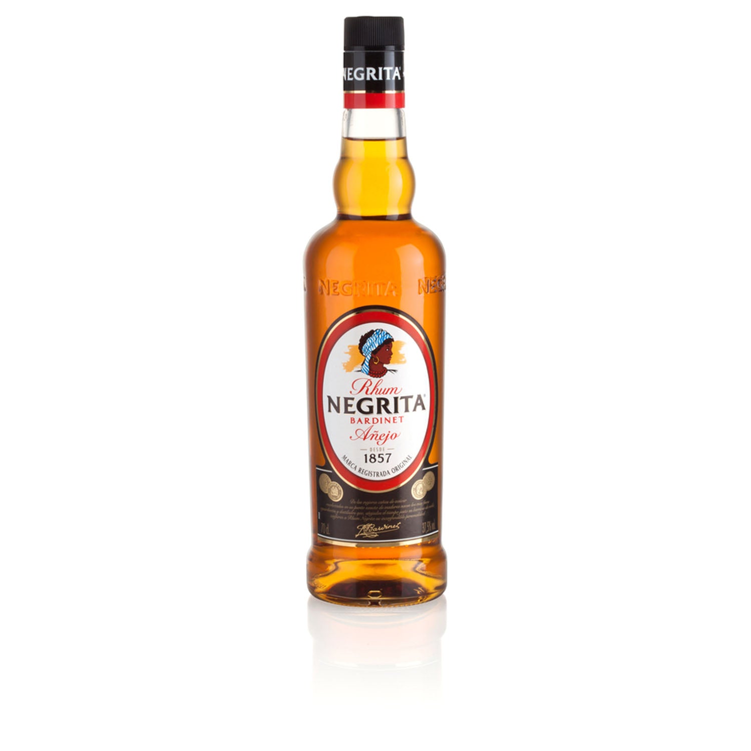 RON NEGRITA BARDINET 70cl HIJOS DE LUIS RODRIGUEZ, S.A.