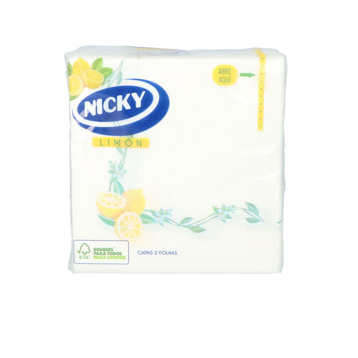 SERVILLETA NICKY LIMON 33x33 2C.65UND HIJOS DE LUIS RODRIGUEZ, S.A.