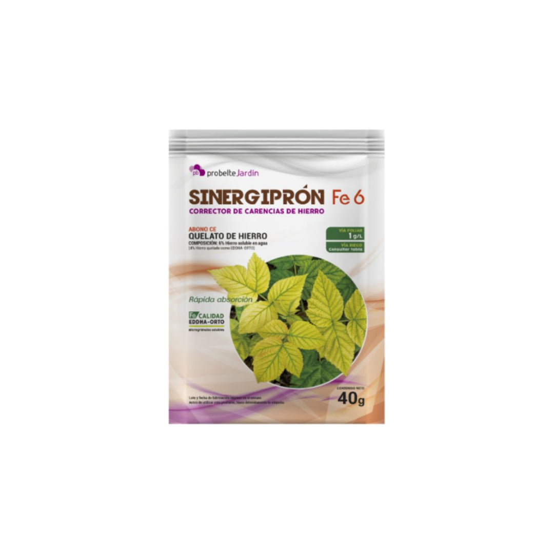 SINERGIPRON (QUELATO HIERRO) 40 GR PAU SERVICIOS AGROPECUARIOS, S.L.