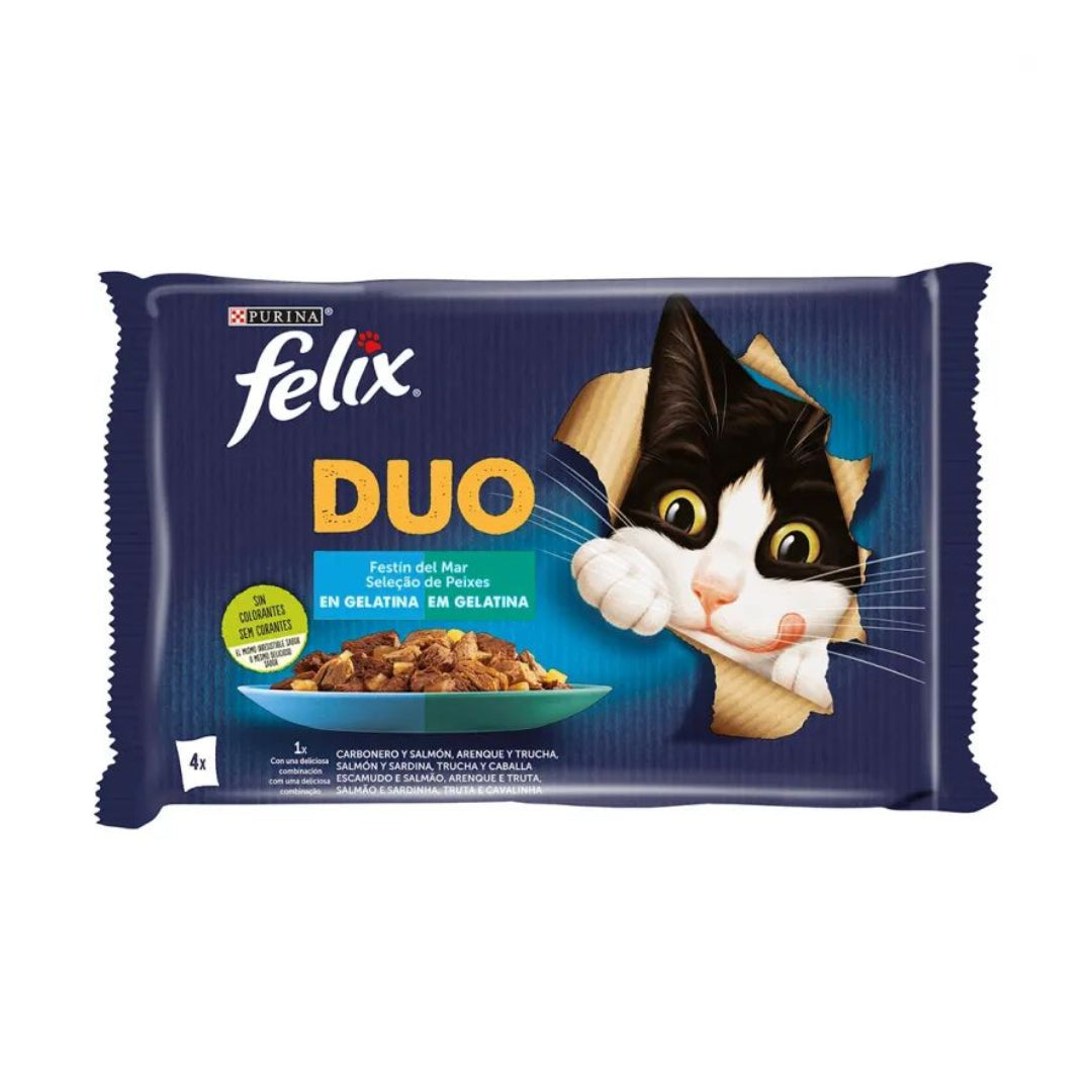 FELIX  DUO FESTIN MAR 4x85G ASTURMASCOTAS PETS S.L.U. (FRISKIES)
