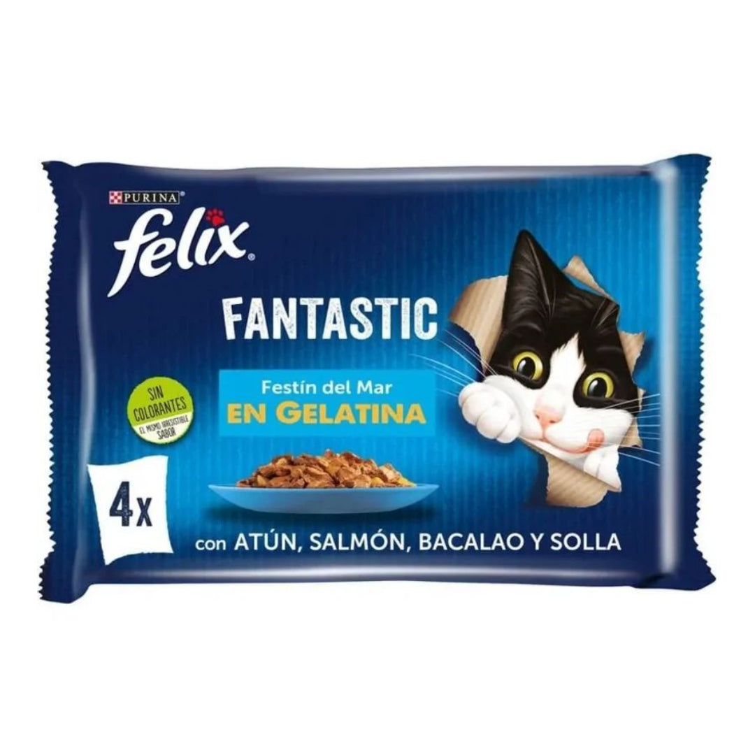 FELIX FANTASTIC FESTIN MAR 4x85G ASTURMASCOTAS PETS S.L.U. (FRISKIES)