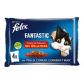 FELIX FANTASTIC FESTIN CARNE 4x85G ASTURMASCOTAS PETS S.L.U. (FRISKIES)