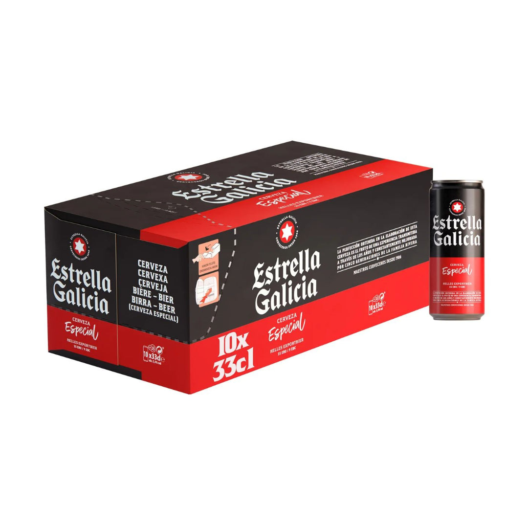 CERVEZA ESTRELLA GALICIA P10x33 CL HIJOS DE LUIS RODRIGUEZ, S.A.