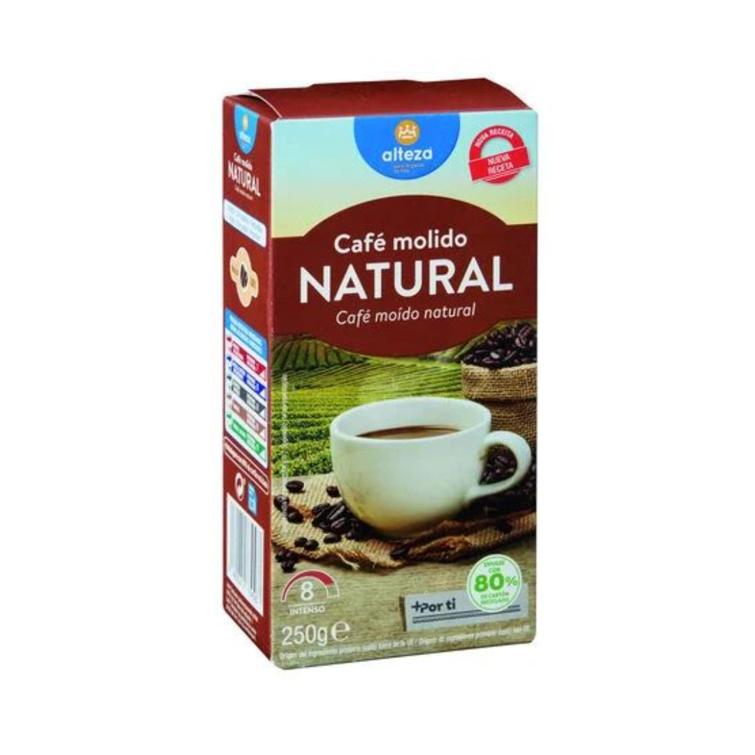 CAFE ALTEZA MOLIDO NATURAL 250G HIJOS DE LUIS RODRIGUEZ, S.A.