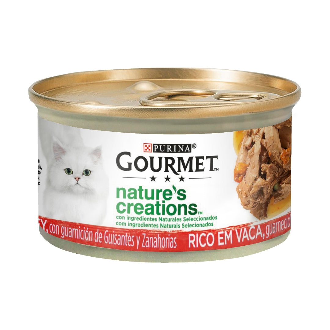 GOURMET NATURES CREATIONS BUEY PURINA 85GR ASTURMASCOTAS PETS S.L.U. (FRISKIES)