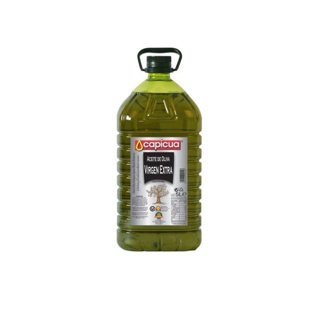 #ACEITE DE OLIVA VIRGEN EXTRA CAPICUA 5L CIA. OLEICOLA DE REFINACION Y ENVASADO, SA.