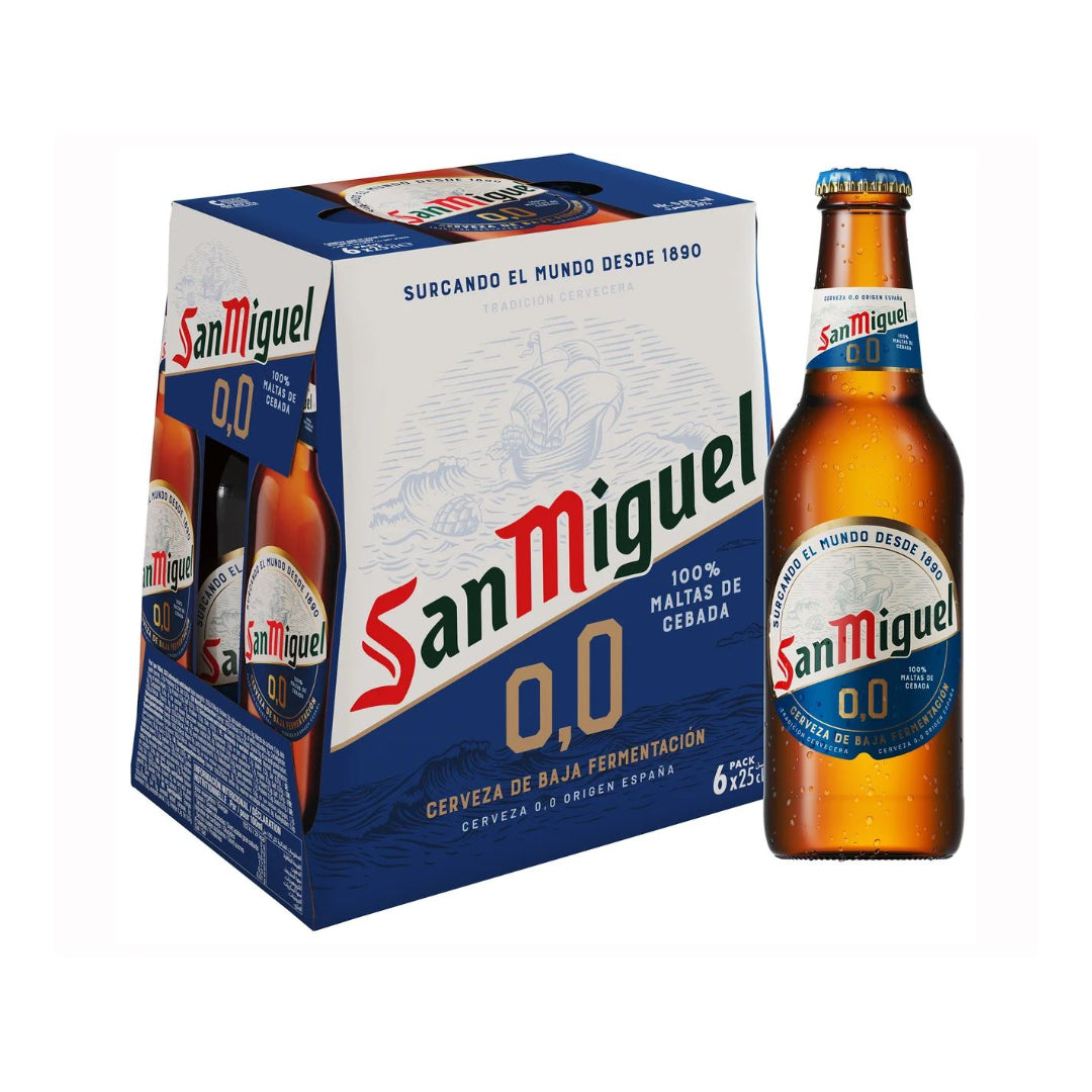 CERVEZA SAN MIGUEL 0,0 P-6 UND HIJOS DE LUIS RODRIGUEZ, S.A.