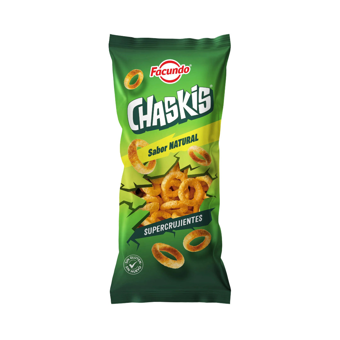 SNACKS CHASKIS MAIZ FACUNDO 100GR HIJOS DE LUIS RODRIGUEZ, S.A.