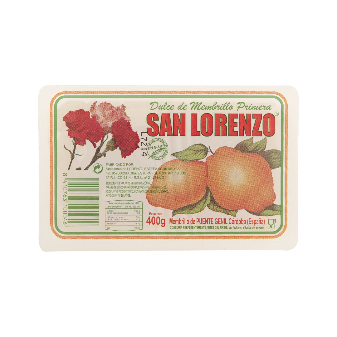 DULCE MEMBRILLO S.LORENZO 400