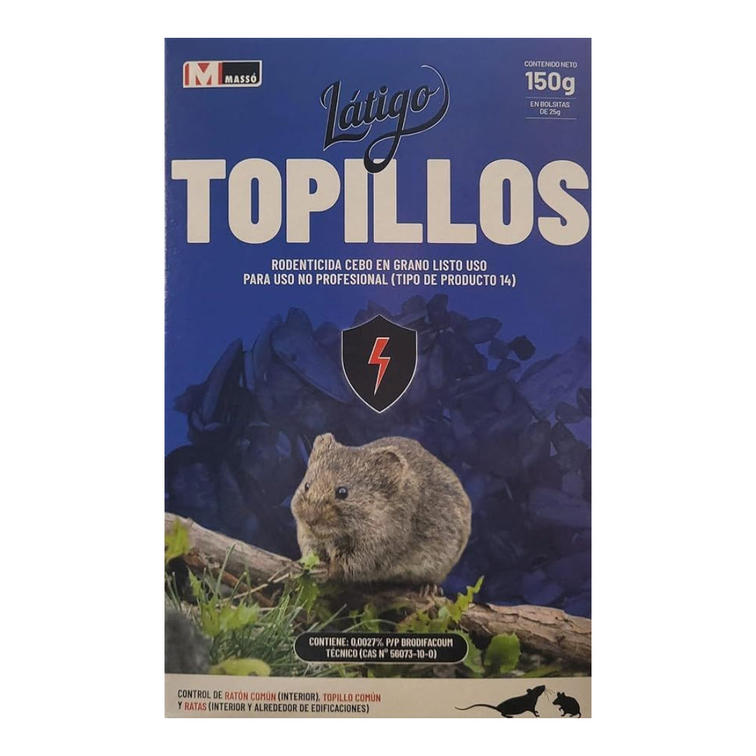 RODENTICIDA TOPILLOS LATIGO 150GR MUÑOZ DE DIEGO DIV. AGRO, S.L.
