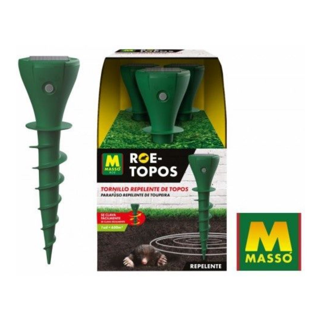 ROE TORNILLO SOLAR REPELENTE TOPOS MASSO 3UNDS EHLIS, S.A. (MASSO)