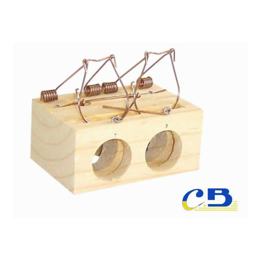 RATONERA MADERA 2 AGUJEROS 28 MM COMERCIAL DE FERRETERIA BRESME, S.L.