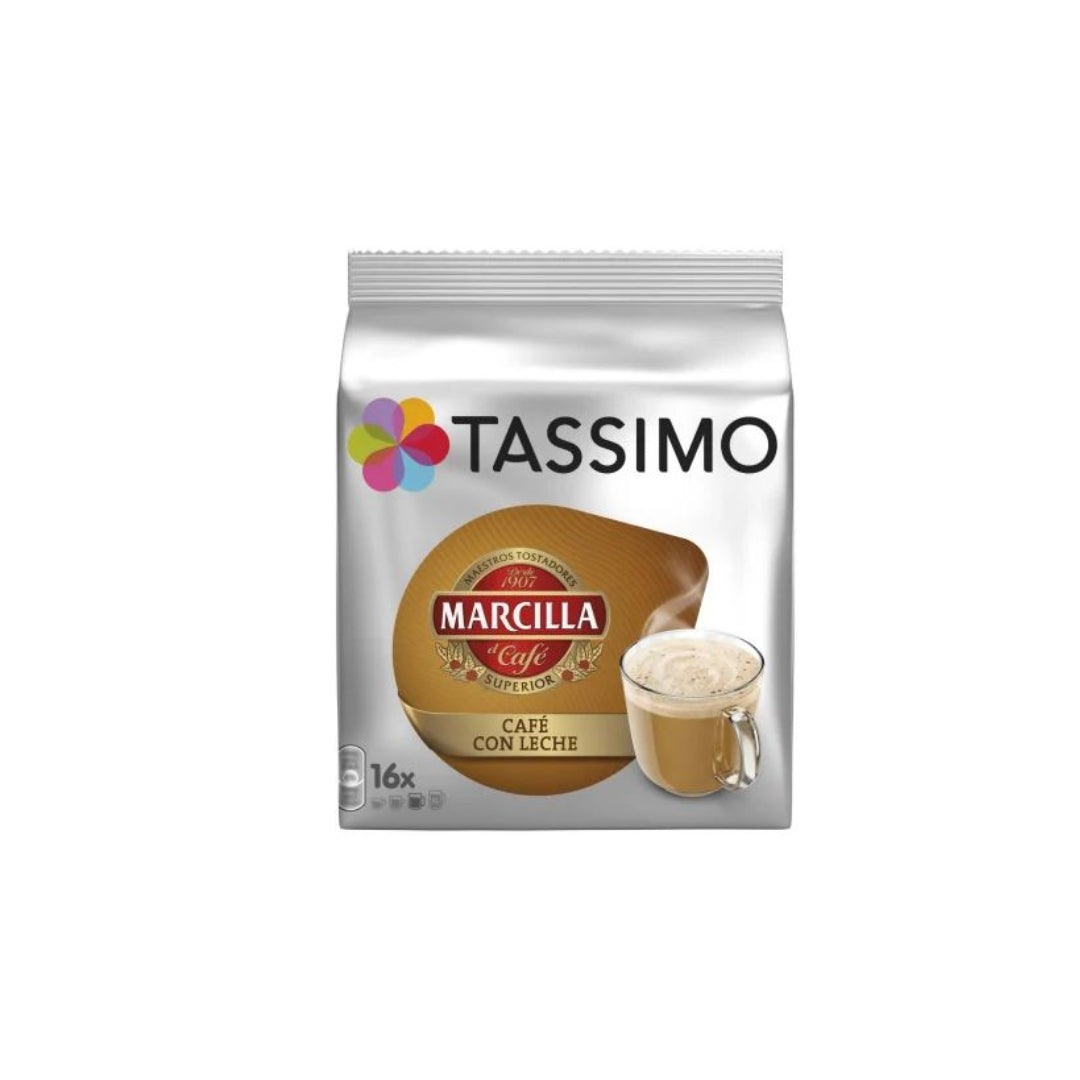 CAFE TASSIMO MARCILLA CON LECHE 16U HIJOS DE LUIS RODRIGUEZ, S.A.