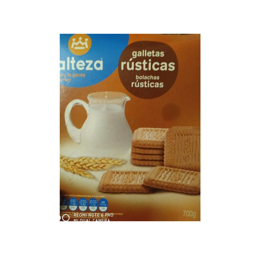 GALLETA RUSTICA ALTEZA 700GR HIJOS DE LUIS RODRIGUEZ, S.A.