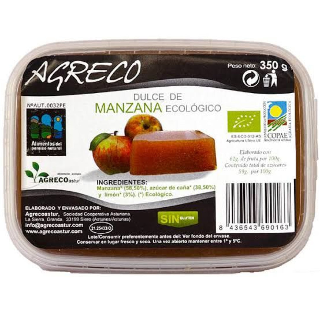 DULCE MANZANA AGRECO TARRINA 350G AGRECOASTUR, S.Coop.Astur.