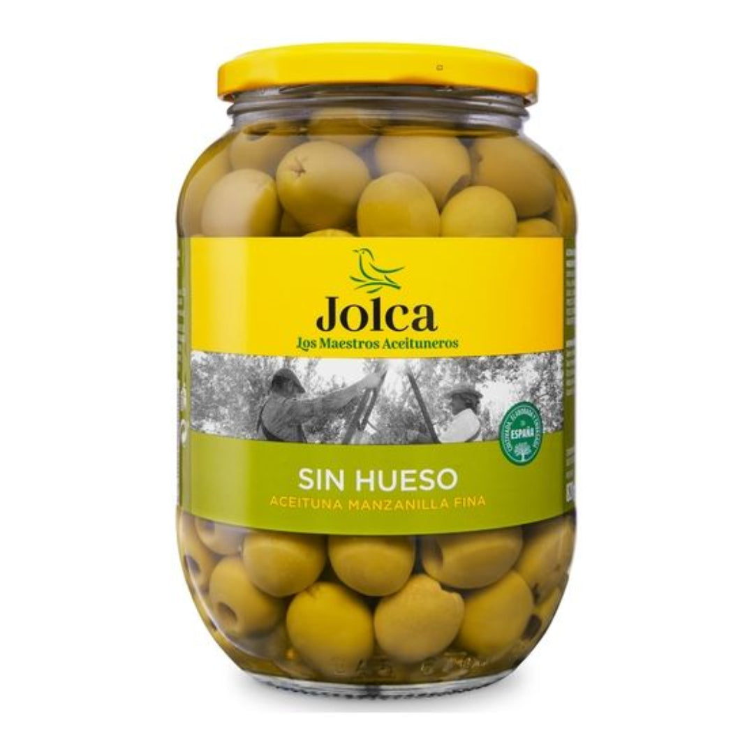 ACEITUNA MANZANILLA S/HUESO JOLCA T.820 GRS. JOLCA, S.A.