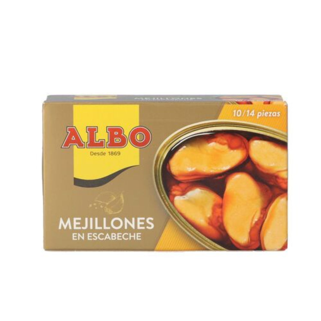 MEJILLON ALBO ESCABECHE 10/14 OL-120 HIJOS DE LUIS RODRIGUEZ, S.A.