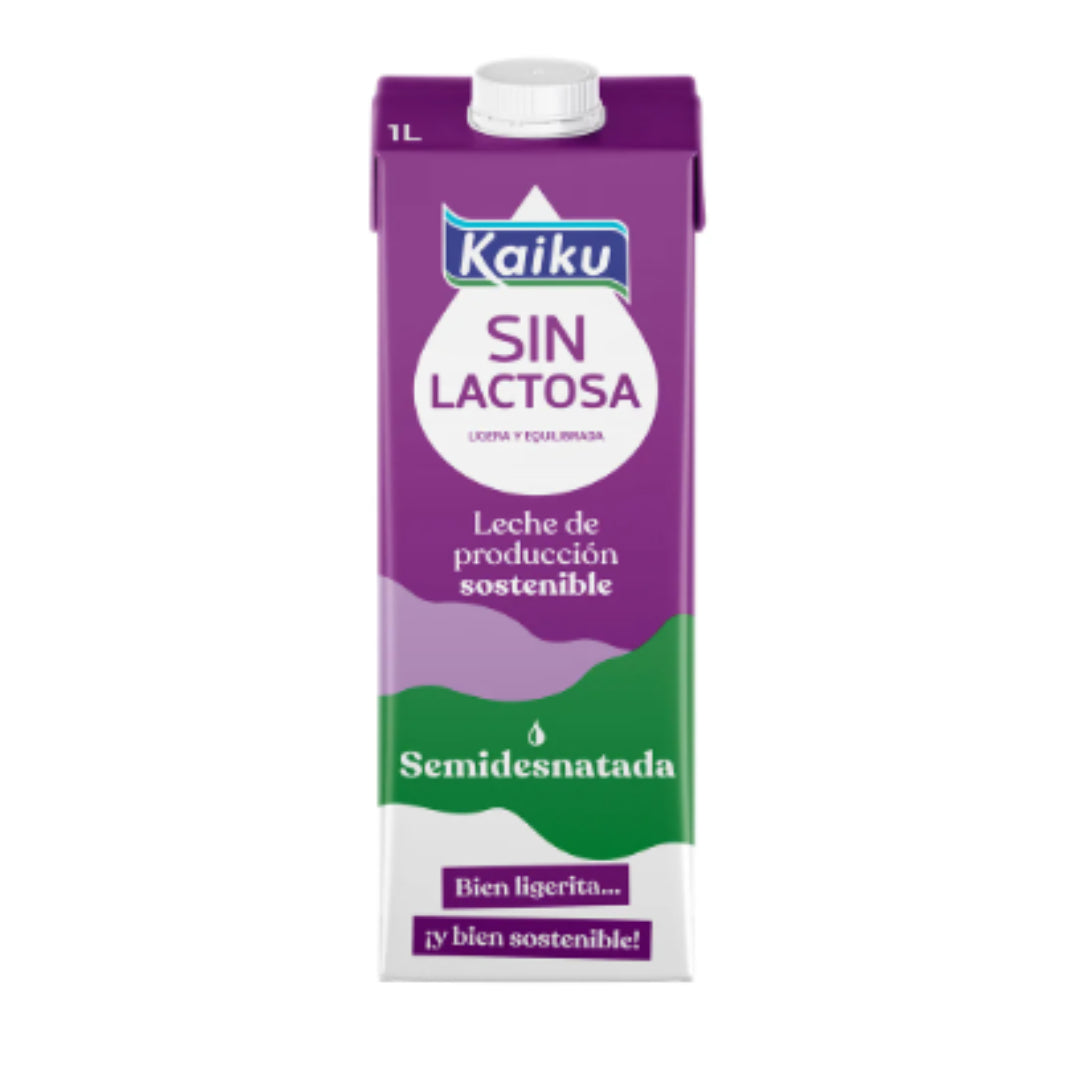 LECHE SEMI S/LACTOSA KAIKU 1L. HIJOS DE LUIS RODRIGUEZ, S.A.