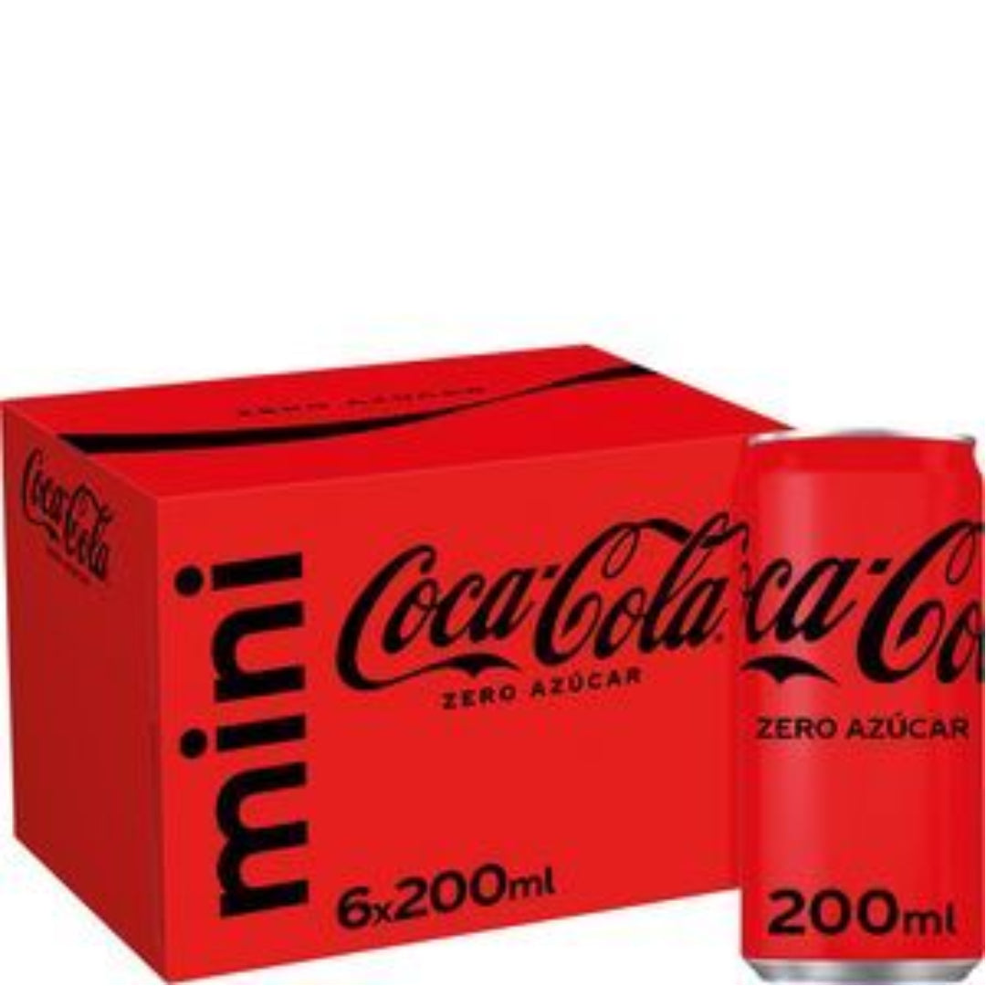 REFRESCO COCA COLA ZERO 6x200ml HIJOS DE LUIS RODRIGUEZ, S.A.