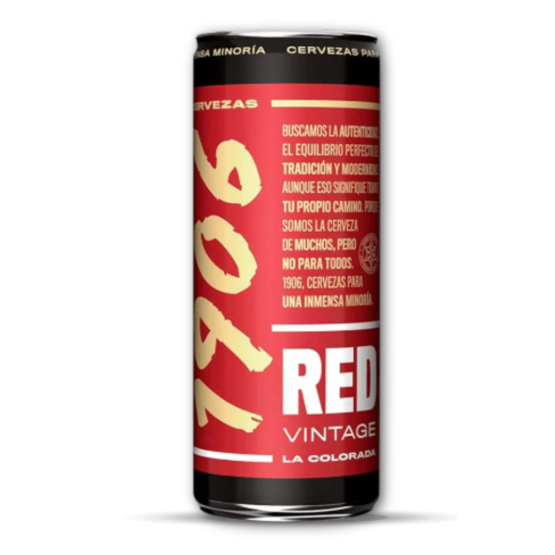 CERVEZA 1906 RED VINTAGE LATA HIJOS DE LUIS RODRIGUEZ, S.A.
