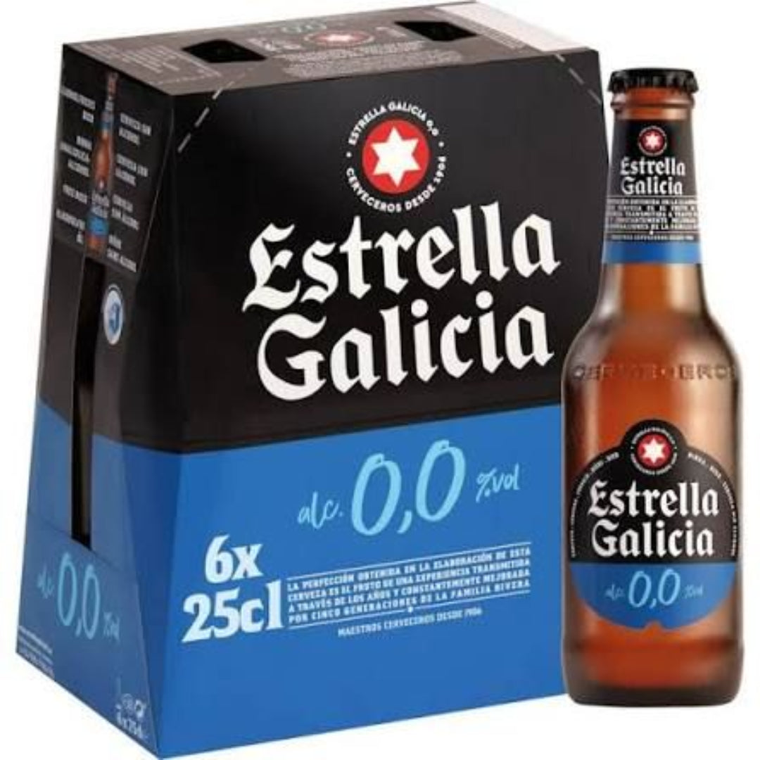 CERVEZA ESTRELLA GALICIA 0.0 P-6 HIJOS DE LUIS RODRIGUEZ, S.A.