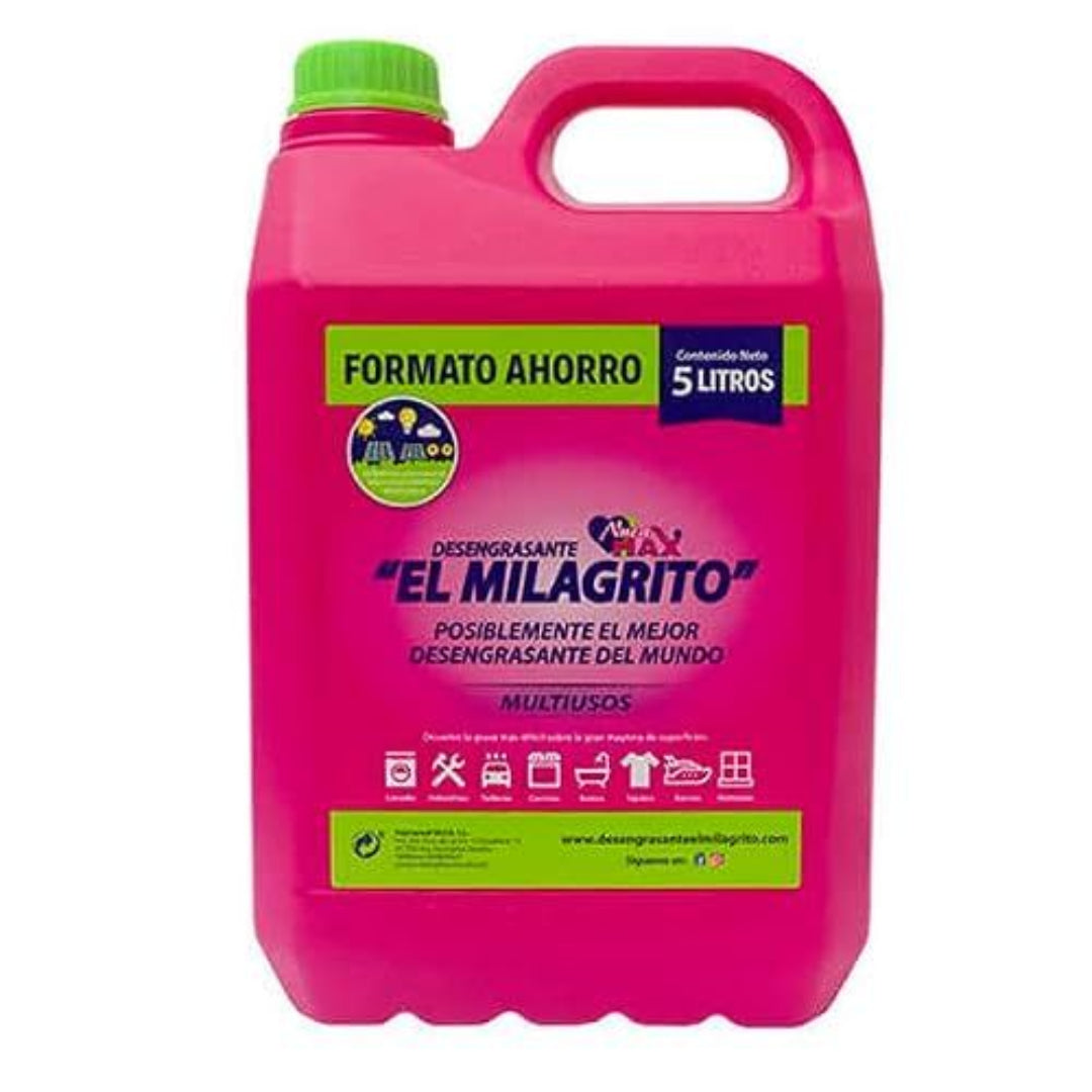 DESENGRASANTE EL MILAGRITO 5L HIJOS DE LUIS RODRIGUEZ, S.A.