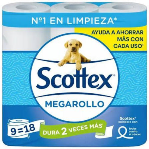 PAPEL HIGIENICO SCOTTEX MEGA 9 ROLLO HIJOS DE LUIS RODRIGUEZ, S.A.