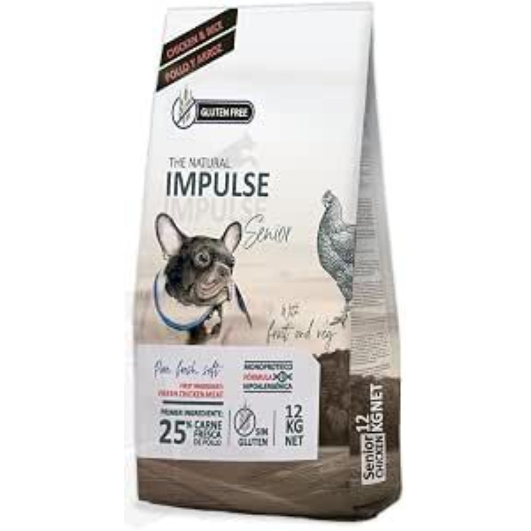 IMPULSE NATURAL PS SENIOR 12KG ALMACENES J. SANJURJO, SL. masco.