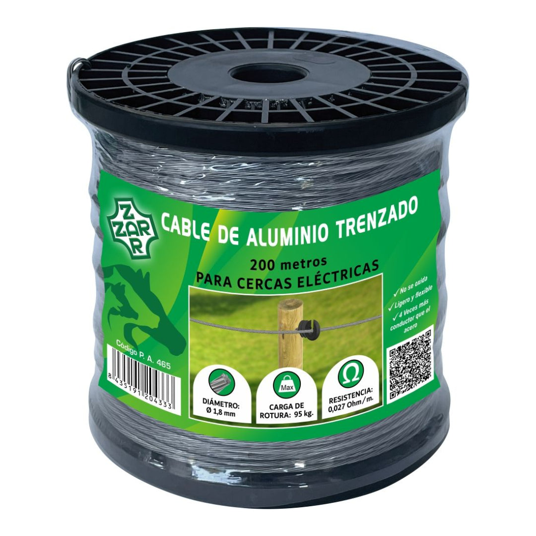 CABLE DE ALUMINIO TRENZADO 1,8MM 200M ZAR CUDEYO, S.L.
