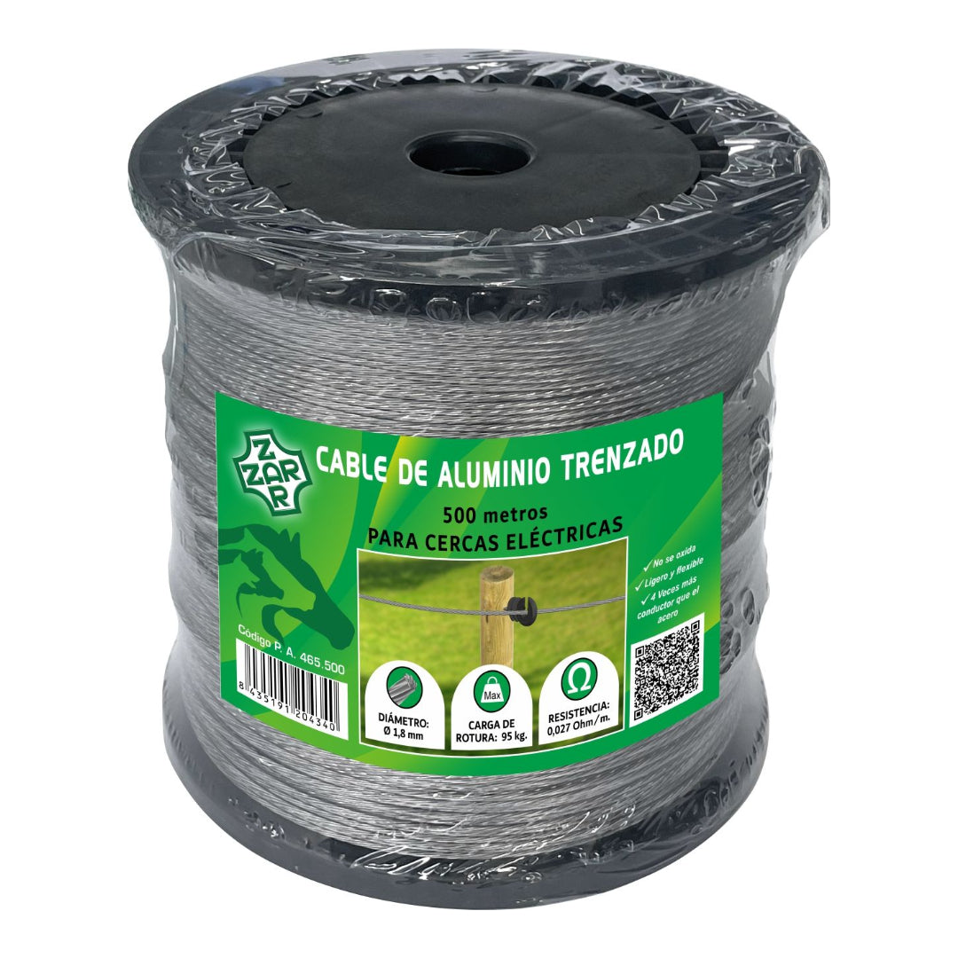 CABLE DE ALUMINIO TRENZADO 1,8MM 500M ZAR CUDEYO, S.L.
