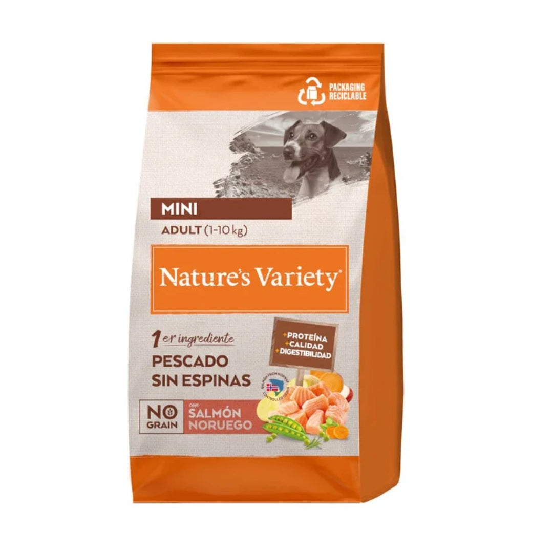 PS NATURE´S V. NO GRAIN ADULTO MINI SALMON 1,5KG AFFINITY PETCARE, S.A.U. (5727)