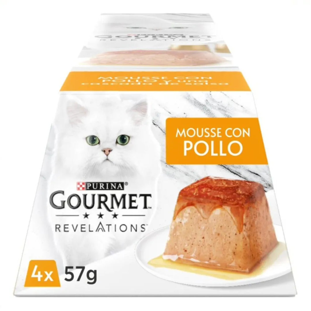 GOURMET REVELATIONS POLLO 4x57G ASTURMASCOTAS PETS S.L.U. (FRISKIES)
