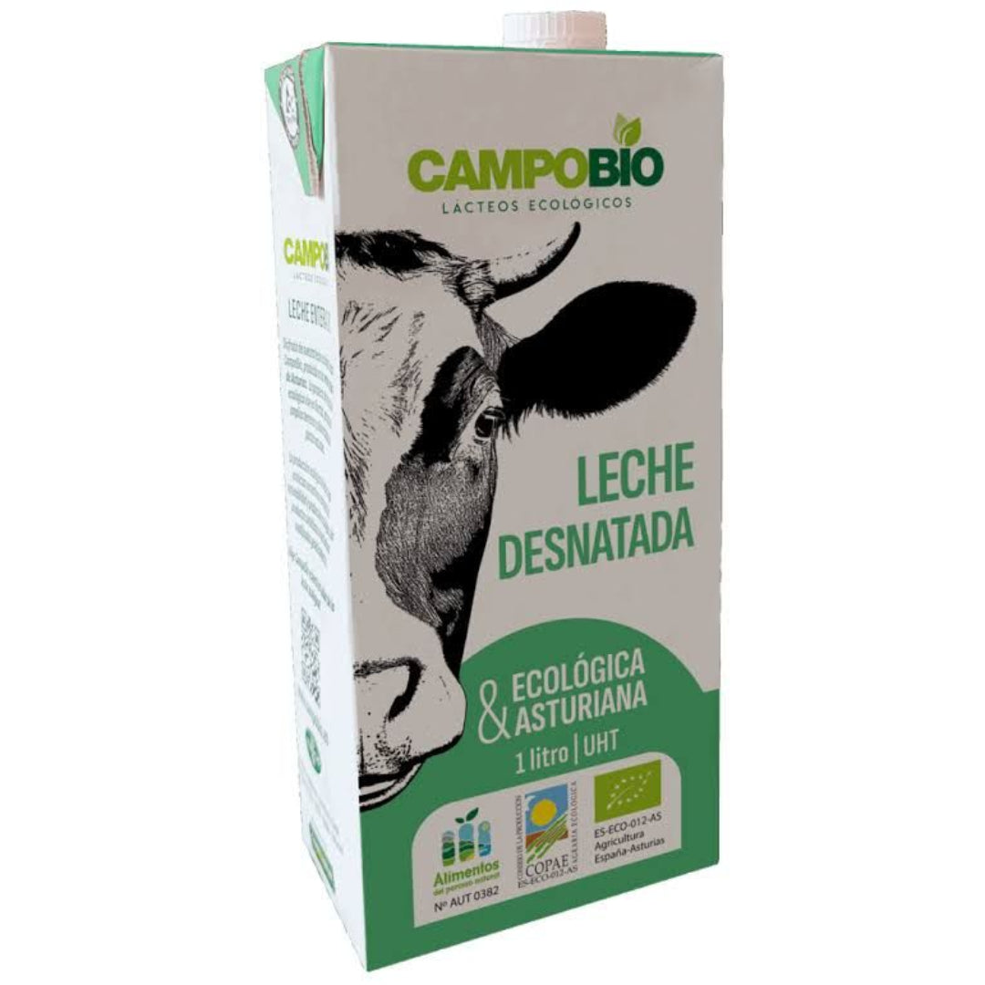 LECHE DESNATADA CAMPOBIO 1 L CAMPOASTUR PROD. Y SERV., S.COOP. AST