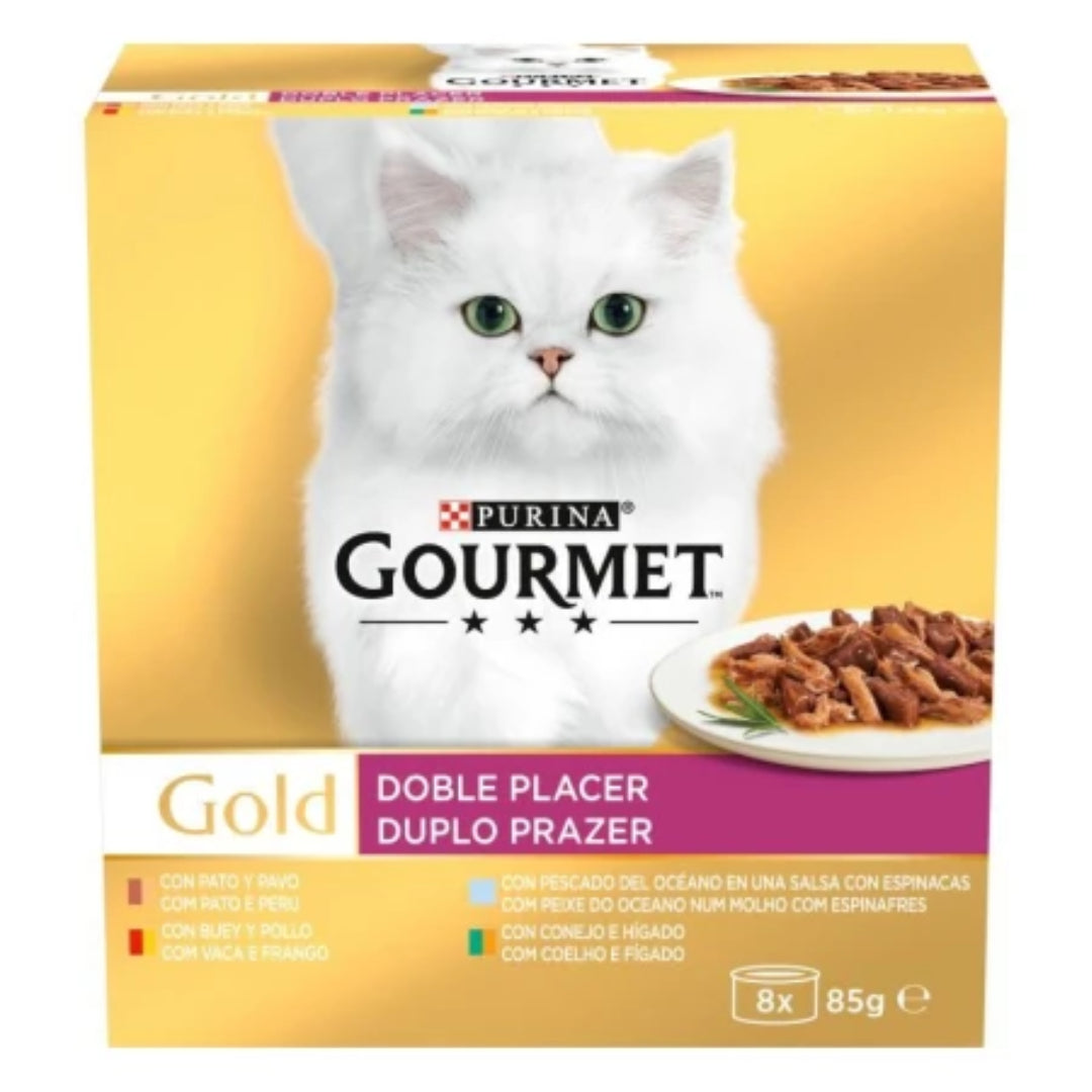 GOURMET GOLD PLACER SURTIDO 8x85G ASTURMASCOTAS PETS S.L.U. (FRISKIES)