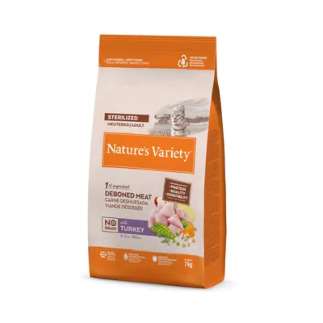 GS NATURE´S V. NO GRAIN ADULTO STERILIZ. TURKEY 7KG AFFINITY PETCARE, S.A.U. (5727)