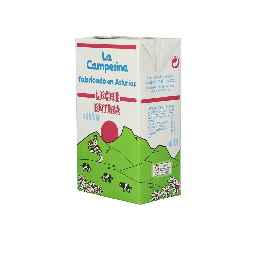 LECHE ENTERA CAMPESINA BRIK 1L HIJOS DE LUIS RODRIGUEZ, S.A.