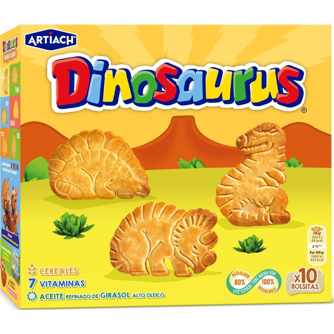 GALLETAS DINOSAURUS PACKFAMILIAR 411G HIJOS DE LUIS RODRIGUEZ, S.A.