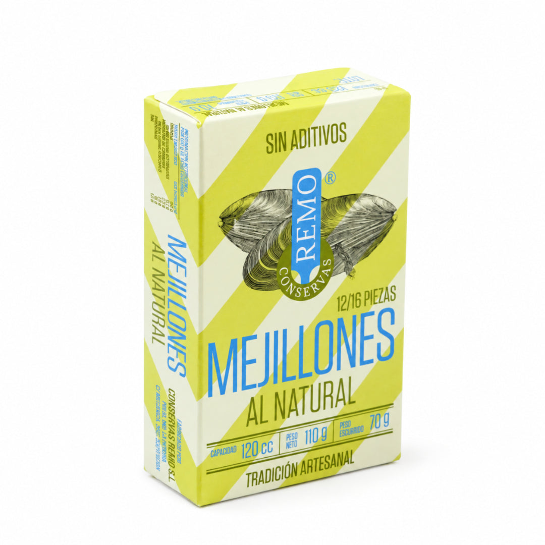 MEJILLONES NATURAL REMO 12/16 OL-120 CONSERVAS REMO, S.L