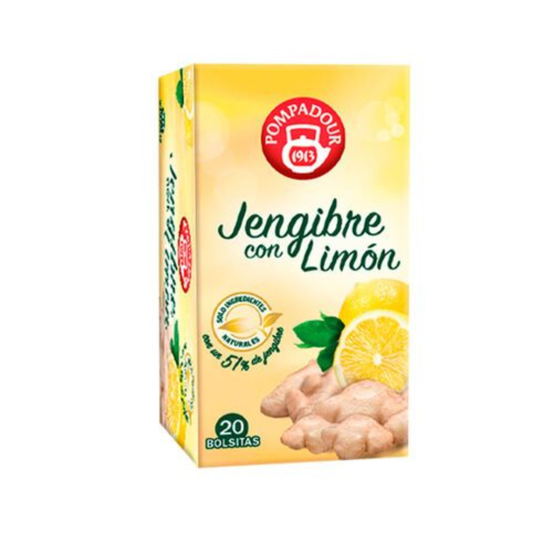 INFUSION JENGIBRE-LIMON POMPADOUR HIJOS DE LUIS RODRIGUEZ, S.A.