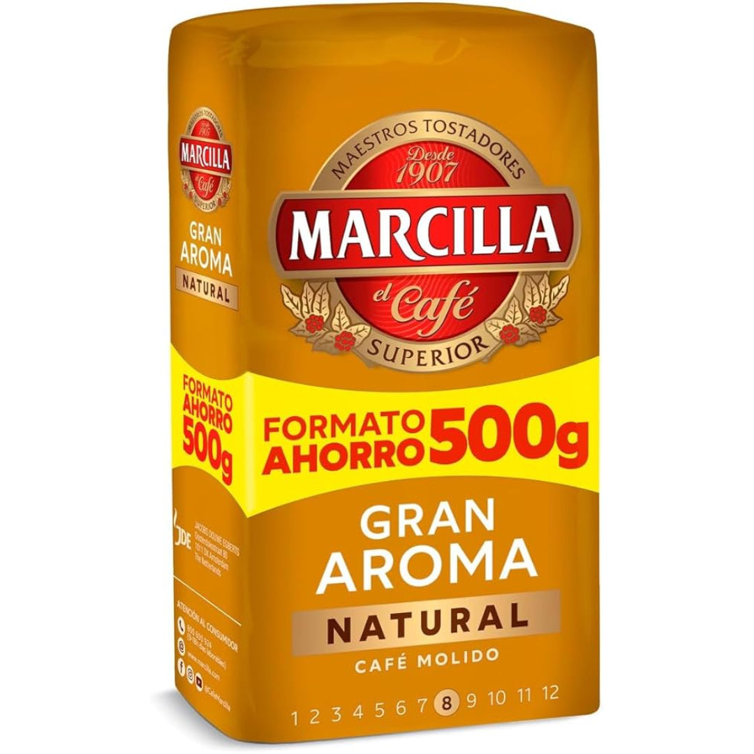 CAFE MOLIDO NAT. MARCILLA 500 GR HIJOS DE LUIS RODRIGUEZ, S.A.