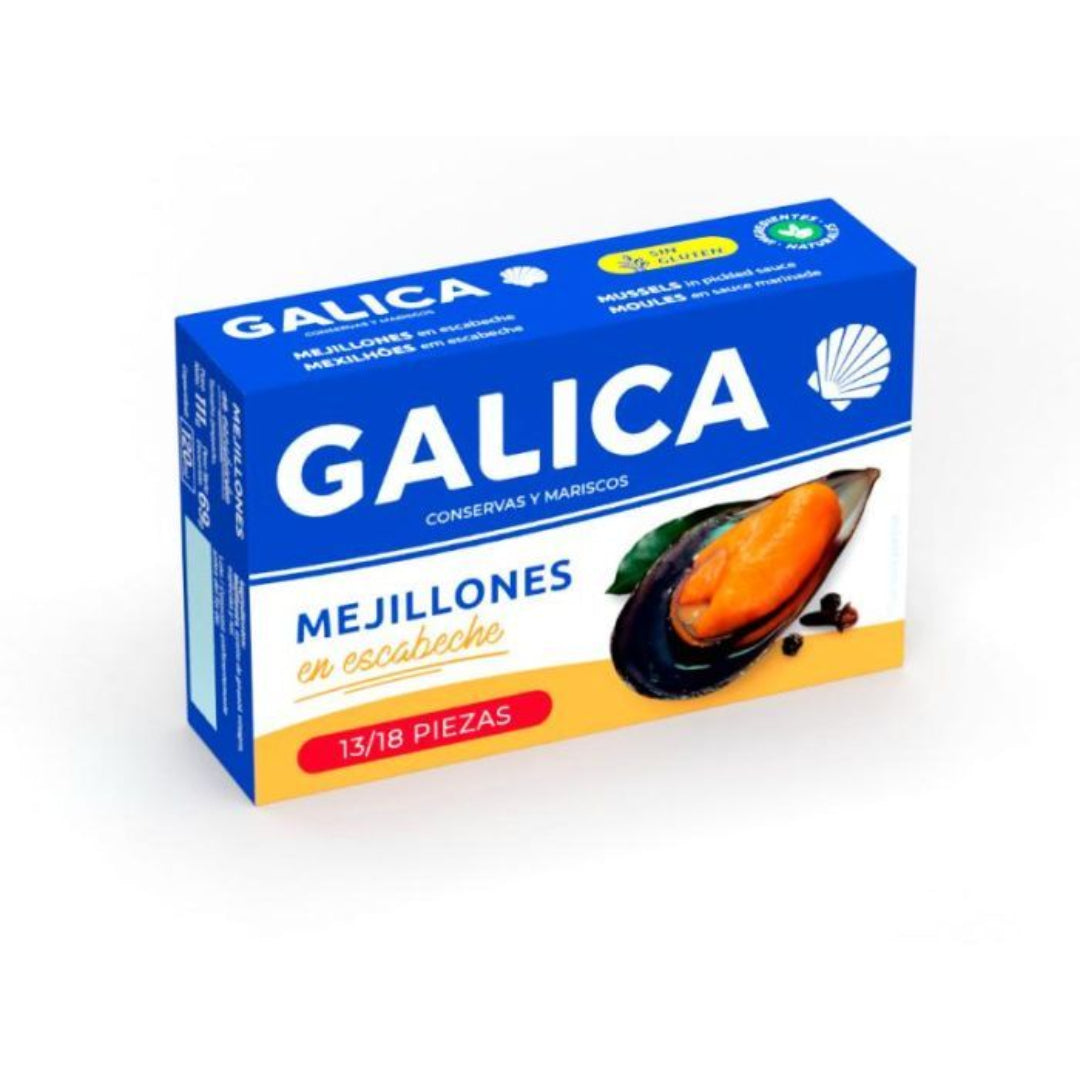 MEJILLON GALICA ESCABECHE 13/18 111G HIJOS DE LUIS RODRIGUEZ, S.A.