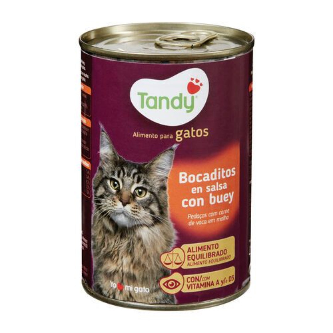 TANDY GATO BOCADITO BUEY LATA 415 G HIJOS DE LUIS RODRIGUEZ, S.A.