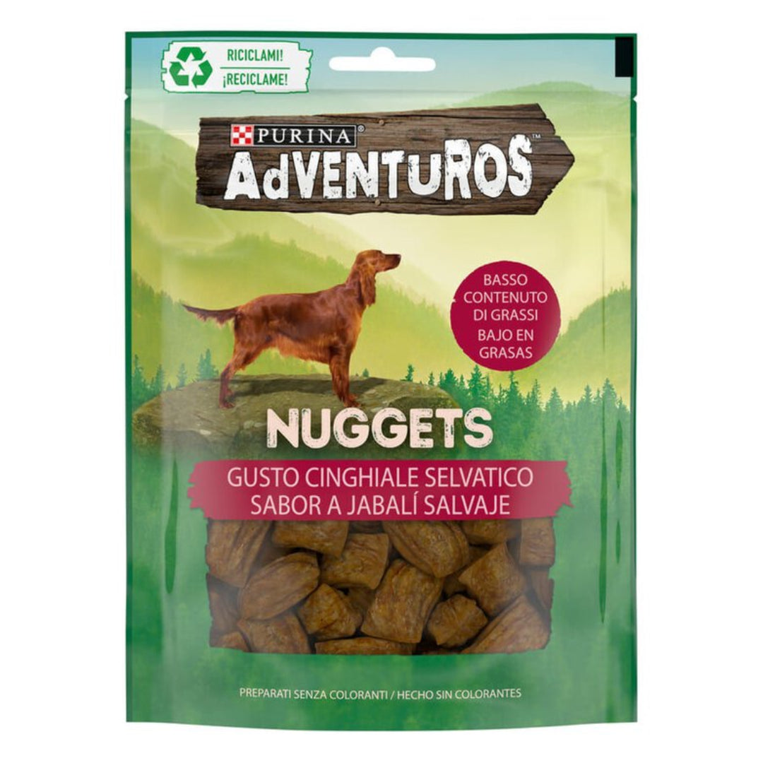 ADVENTUROS NUGGETS JABALI PURINA 90G ASTURMASCOTAS PETS S.L.U. (FRISKIES)