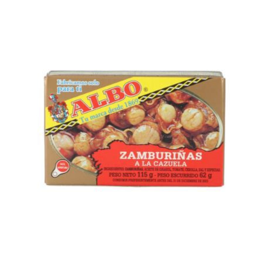 ZAMBURIÑAS ALBO OL-115g HIJOS DE LUIS RODRIGUEZ, S.A.