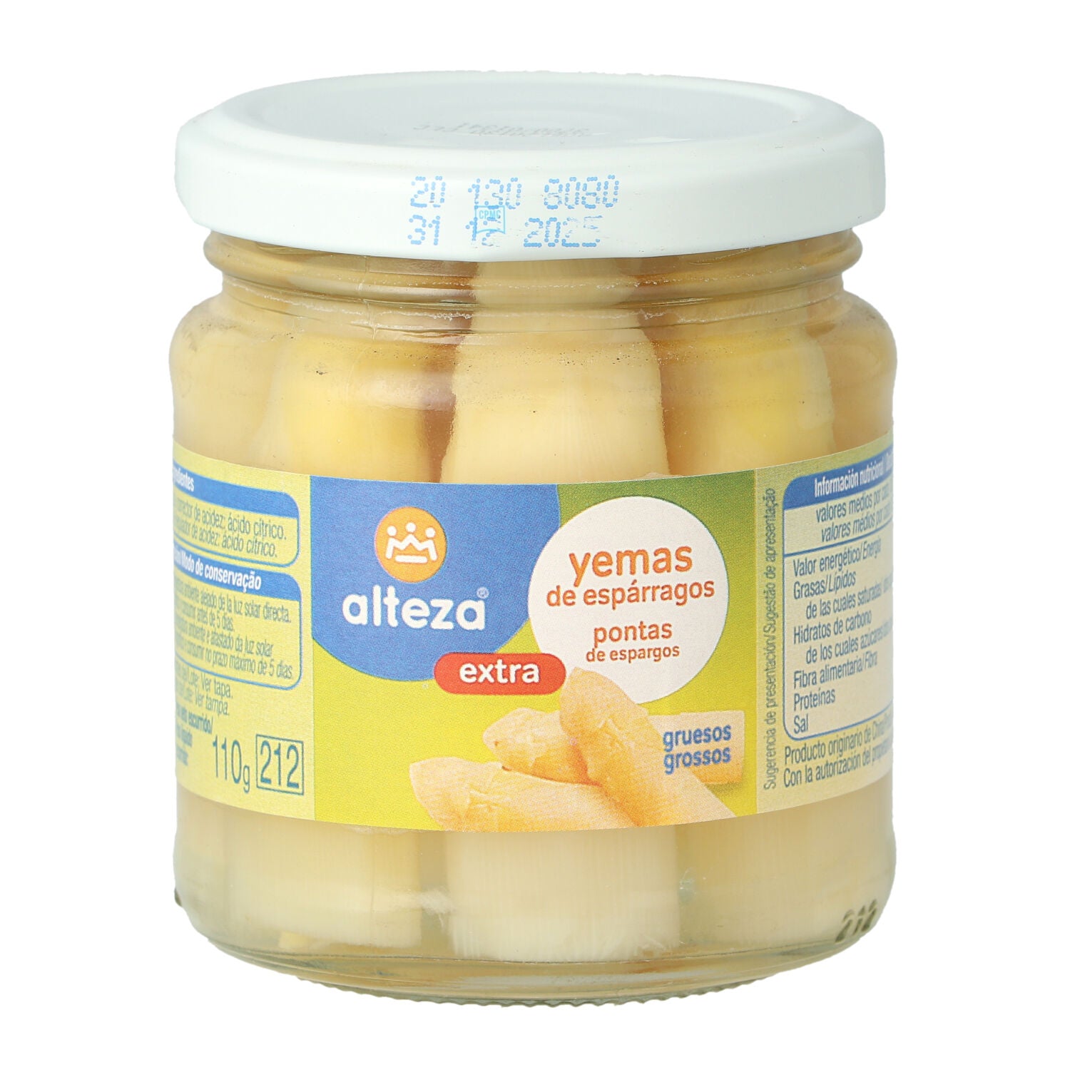 YEMAS ESPARRAGO ALTEZA 8/12 T.185G HIJOS DE LUIS RODRIGUEZ, S.A.