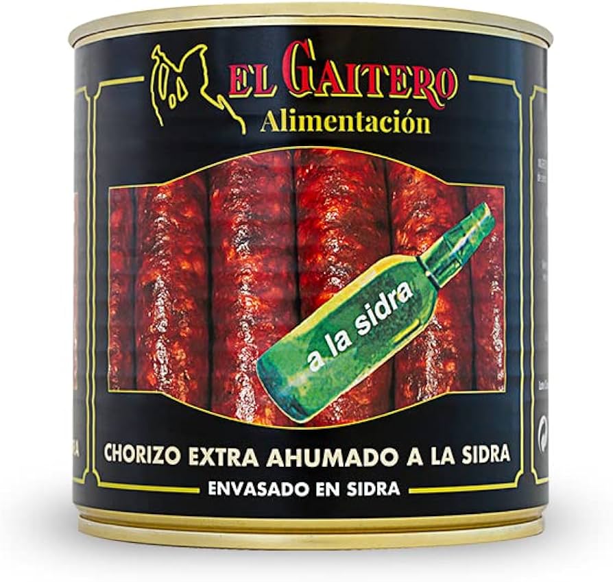 Chorizo a la sidra ahumado EXTRA EL GAITERO 750G EL GAITERO