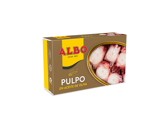 PULPO EN ACEITE DE OLIVA ALBO OL-120gr - La Cooperativa