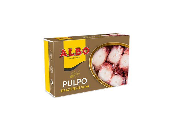 PULPO EN ACEITE DE OLIVA ALBO OL-120gr